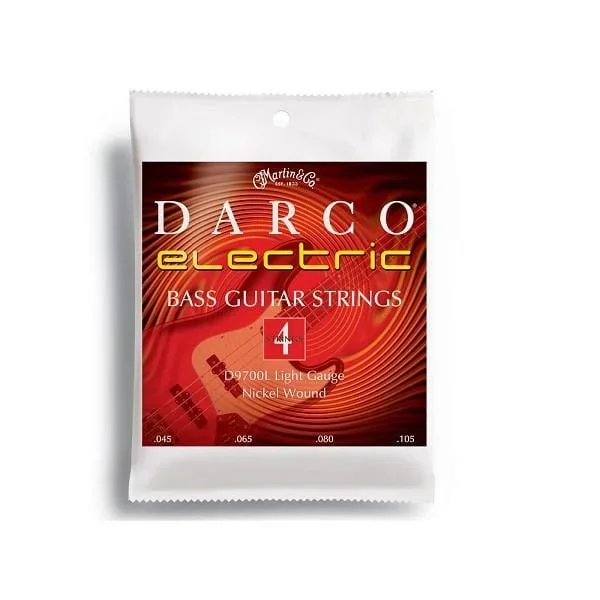 Martin Darco D9700L Electric Bass Guitar Strings – Nickel Wound, Longscale