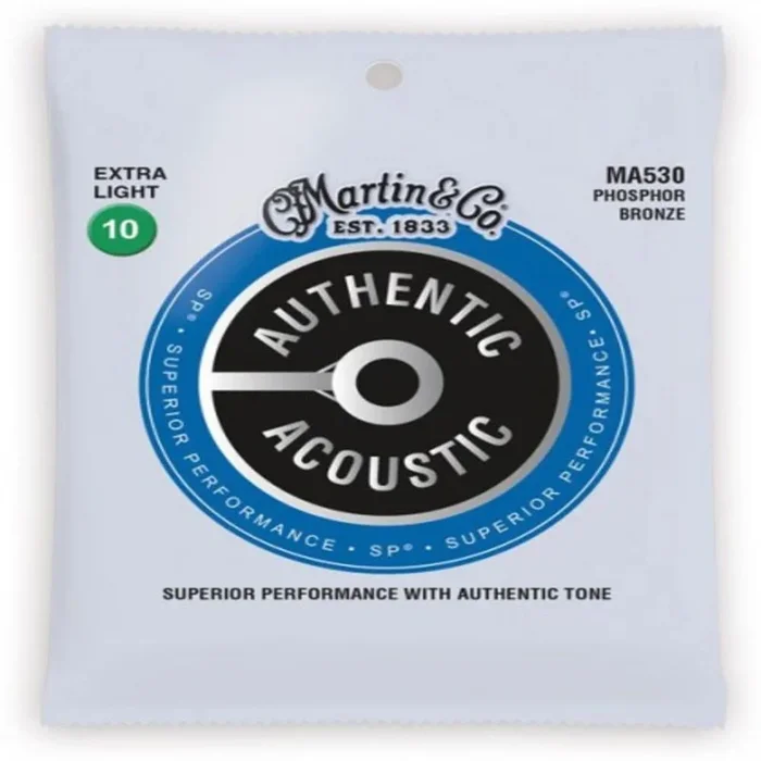 Martin Ex Lt Original Phosphor Bronze Acoustic Guitar Strings – 10-47