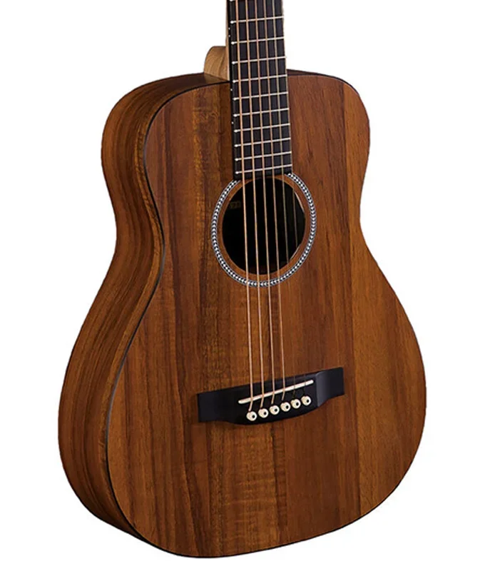 Martin LXK2 Left-Handed Little Martin Figured Koa HPL Acoustic Guitar w/ Gig Bag