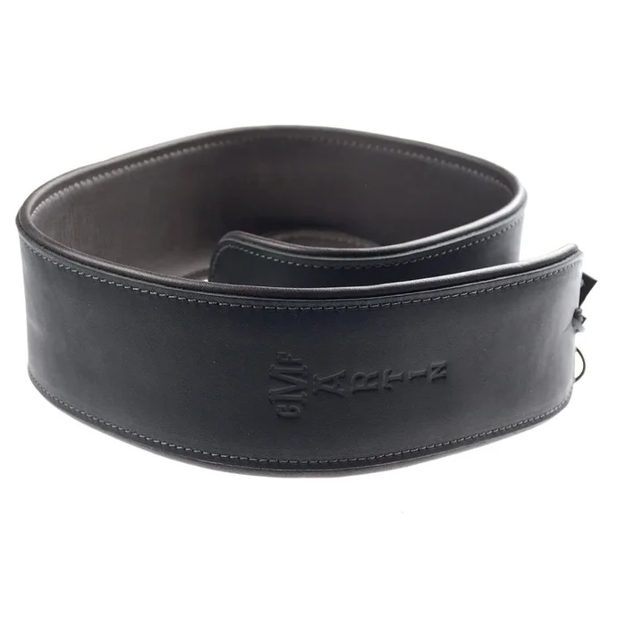 Martin Premium Rolled Leather Guitar Strap Black