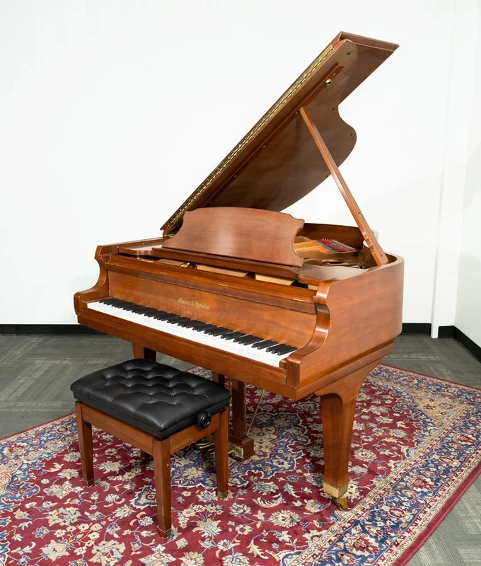 Mason & Hamlin 5′ 8 Model A Grand Piano | Satin Walnut | SN: 92062 | Used