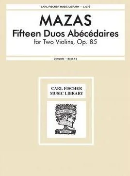 Mazas, 15 Duets Op. 85 for 2 Violins (Fischer)