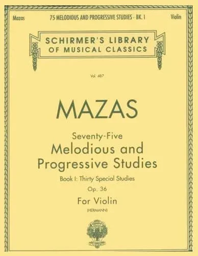 Mazas Melodious and Progressive Studies Opus 36 Book 1