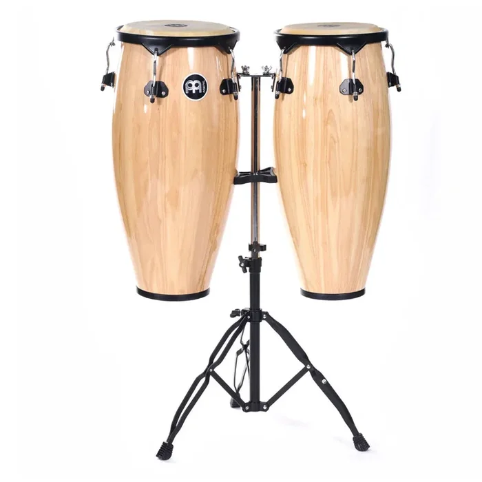 Meinl Conga Set MC82 11″ & 12″ w/ Tripod Stand – Natural