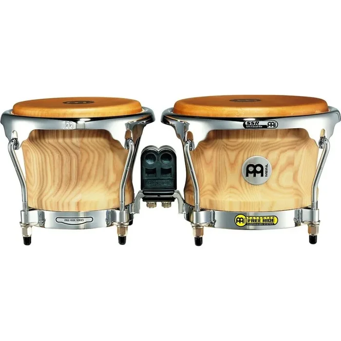 Meinl Free Ride Collection Series Wood Bongos 7 & 8 1/2 American White Ash