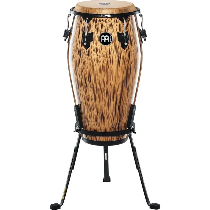 Meinl Marathon Designer Series 11 3/4 Conga, Incl. Steely II Stand Leopard Burl