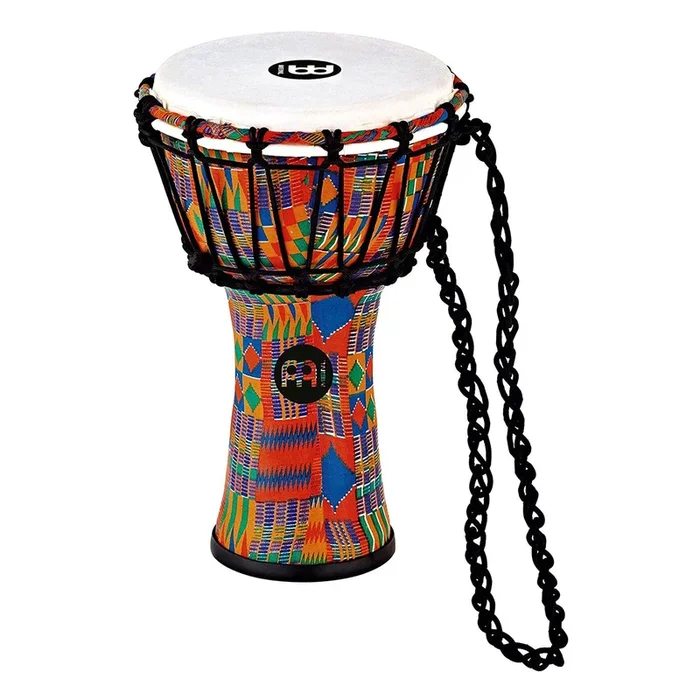 Meinl Percussion JRD-KQ Synthetic Junior Djembe, 7″ Diameter, Kenyan Quilt