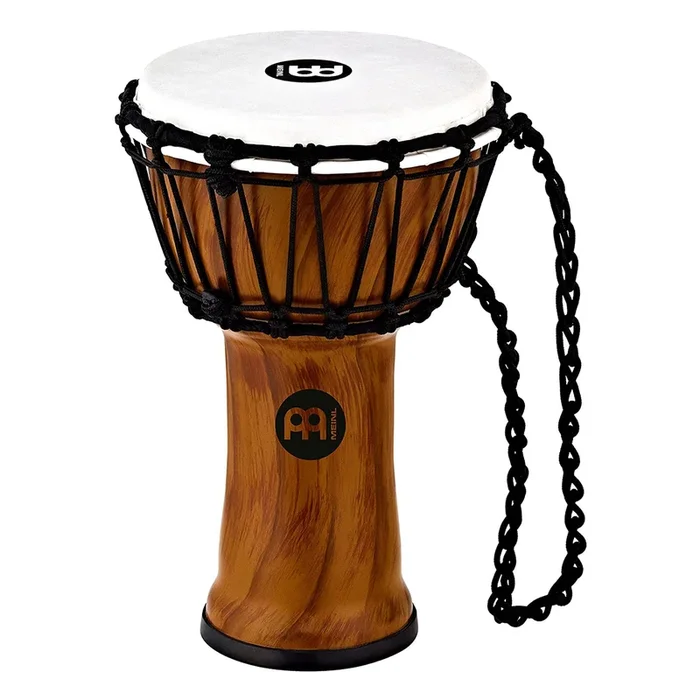 Meinl Percussion JRD-TA Synthetic Junior Djembe, 7″ Diameter, Twisted Amber