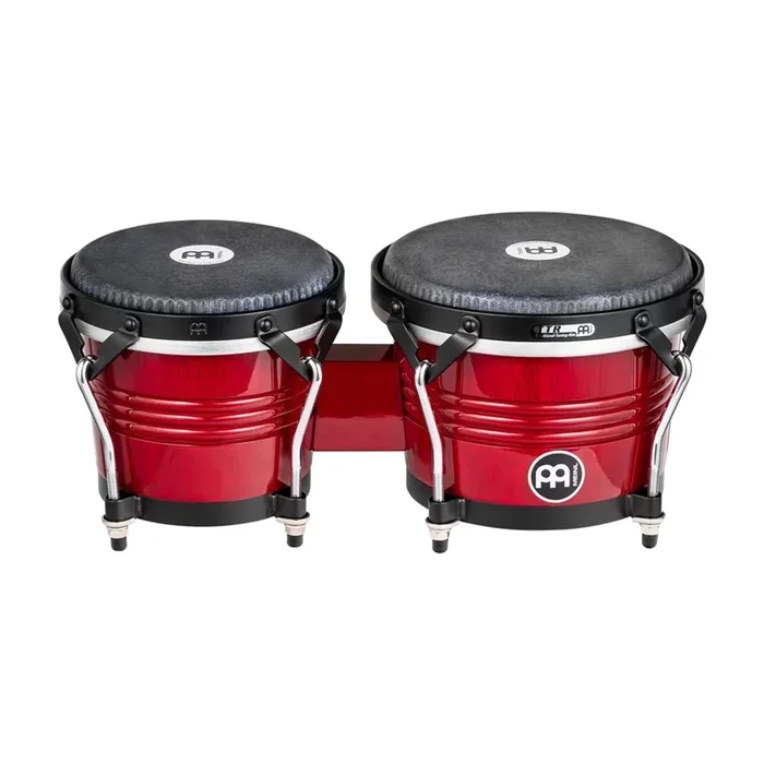 Meinl Percussion Marathon Traditional Bongos 6.75″ And 8″ Siam Oak Bongos – Wine Red