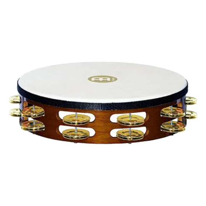 Meinl TAH2B-AB 10″ Headed Double Row Brass Jingle Tambourine