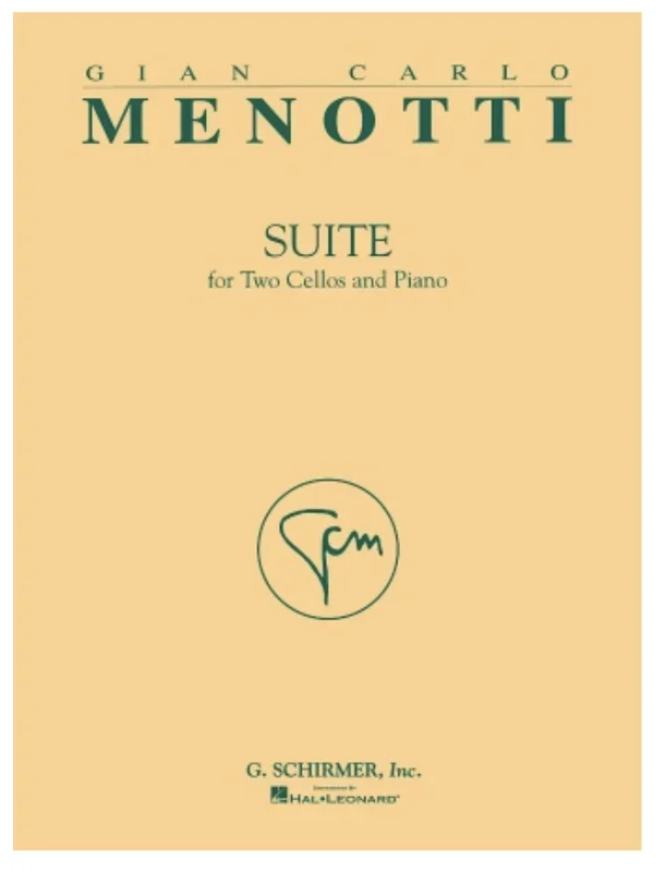 Menotti, Gian Carlo: Suite for 2 Cellos & Piano