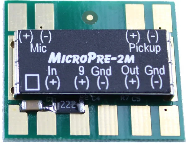 MicroPre-2M – Miniature Two-Channel Preamp for Pickup and Condenser Mic