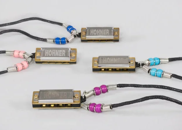 Miniature Harmonica with Cord