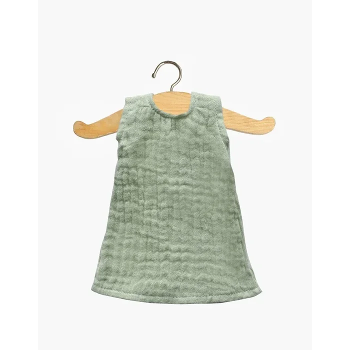 Minikane amigas iva dress in almond green