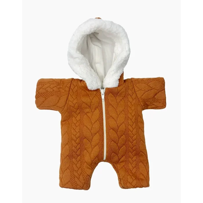 Minikane babies pilot jumpsuit in cognac