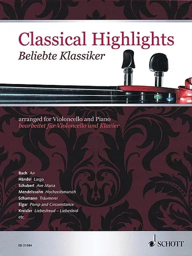 Mitchell (editor): Classical Highlights arranged for cello and piano