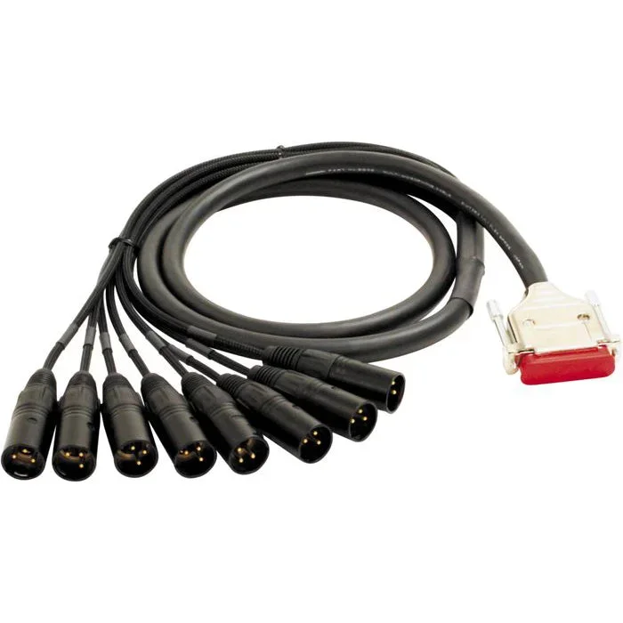 Mogami Gold 8-Channel DB25-XLR Male Snake Cable – 5 Feet
