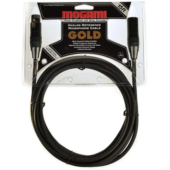 Mogami Gold XLR Studio 15ft Cable