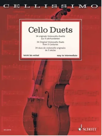 Mohrs: Cello Duets 34 Original Cello Duets from 5 Centuries (score, 2 cellos)