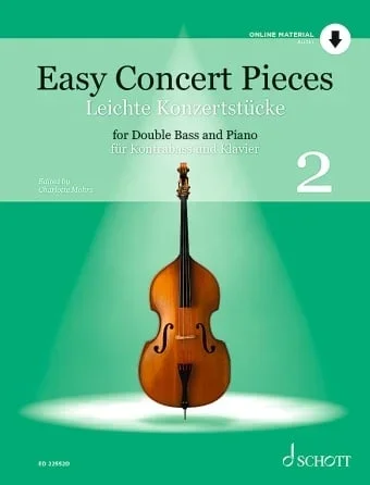 Mohrs: Easy Concert Pieces, Volume 2 – 24 Easy Pieces from 5 Centuries Using Half to 3rd Position (Double Bass and Piano) SCHOTT