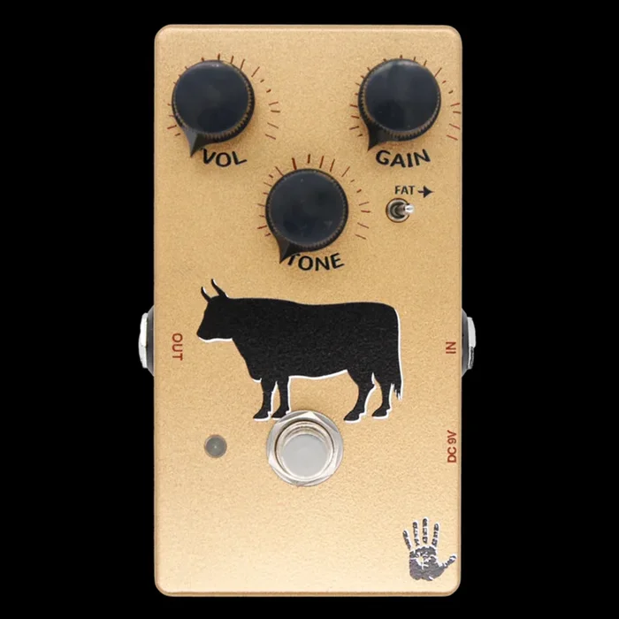 Mojo Hand FX Sacred Cow “Professional Gold” Overdrive Pedal