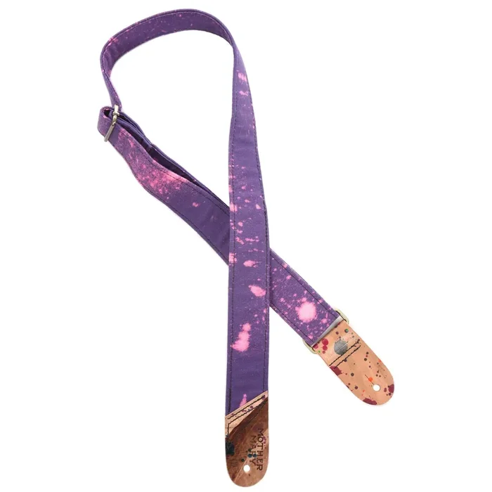Mother Mary “Purple Bleached” Guitar Strap