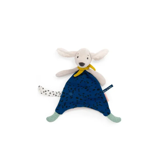 Moulin Roty puce & pilou – pilou blue cuddle toy