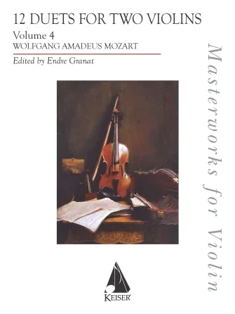 Mozart:(Granat)12 Duets for 2 Violins Vol4 (Two Violins) | Metzler Violins
