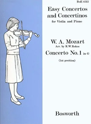 Mozart, L.van: Violin Concerto #1 in G (violin & piano)