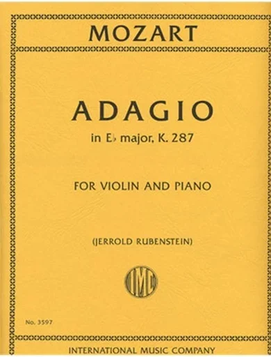 Mozart, W.A.: Adagio in Eb major, K.287 (violin & piano)