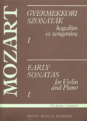 Mozart, W.A.: Early Sonatas Vol.1 (violin & piano)