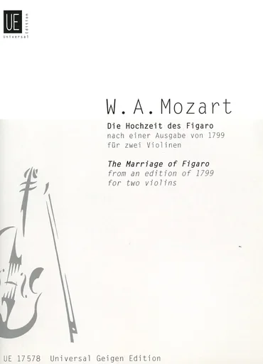 Mozart, W.A. (Kovacic): The Marriage of Figaro (2 violins) Universal Edition