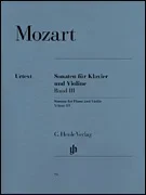 Mozart, W.A. (Seiffert, ed.): Sonatas, Vol.3, urtext (violin and piano)