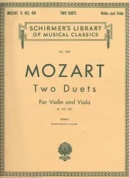 Mozart, W.A.: Two Duets K423-4 for Violin & Viola)