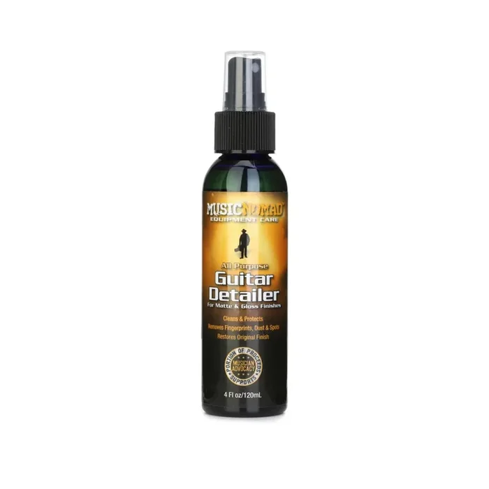 MusicNomad Guitar Detailer for Matte and Gloss Finishes – 4-oz. Bottle