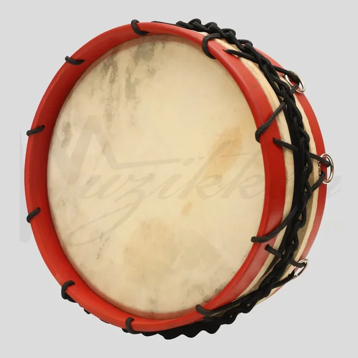 MUZIKKON TABOR DRUM 10 INCH RED