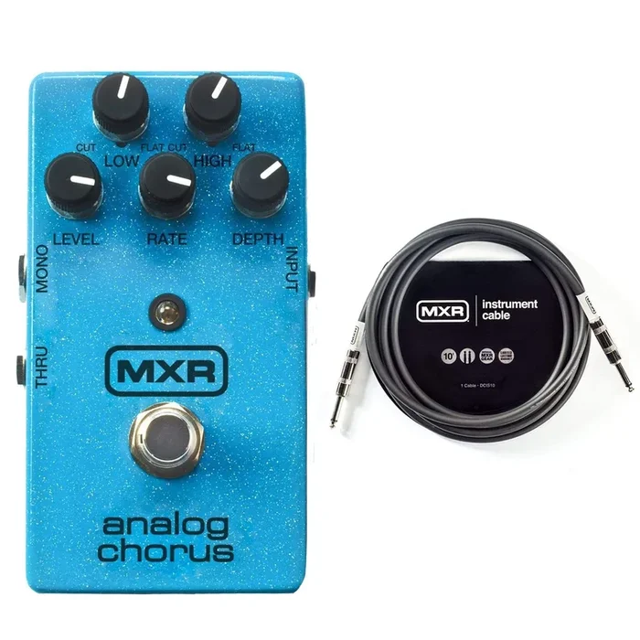 MXR M-234 Analog Chorus Bundle w/MXR 10ft Instrument Cable