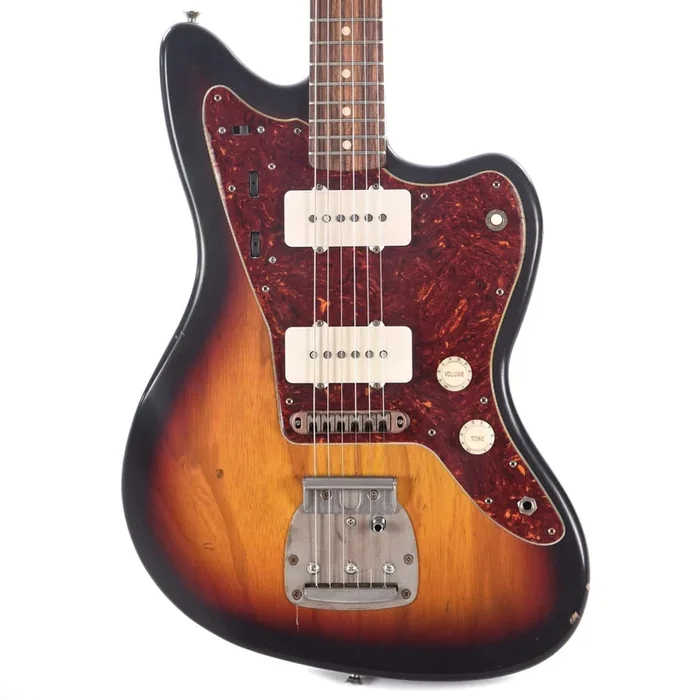 Nash JM-63 3-Tone Sunburst Light Relic Ash w/Lollar Pickups & 4-Ply Tortoise Pickguard