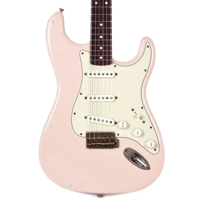 Nash S-63 Shell Pink Light Relic w/Lollar Pickups & 3-Ply Mint Pickguard