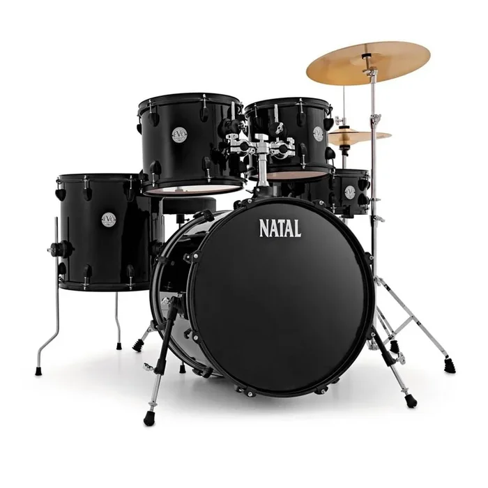Natal K-EVB-F20 Evolution Fusion 5-Piece Acoustic Drum Kit with Hardware & Cymbals