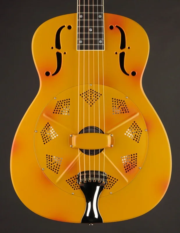 National Triolian Polychrome Palm 14 Fret