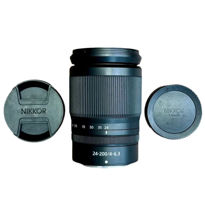 Nikon NIKKOR Z 24-200mm f/4-6.3 VR Camera Lens w/ Front & Rear Caps