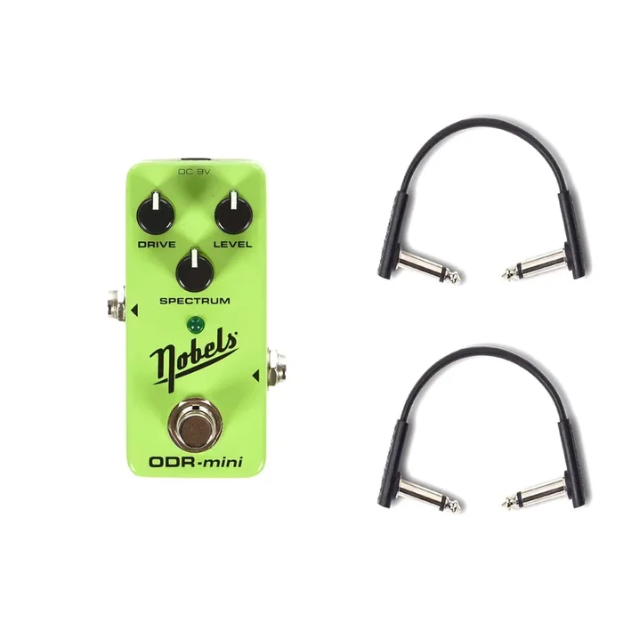 Nobels ODR-Mini Natural Overdrive w/RockBoard Flat Patch Cables Bundle