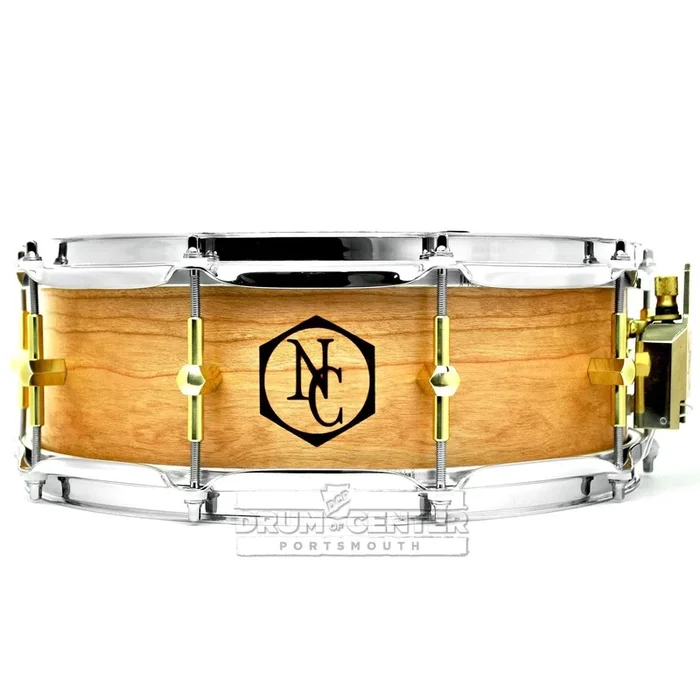Noble & Cooley Solid Shell Classic Cherry Snare Drum 14×5 Natural Oil
