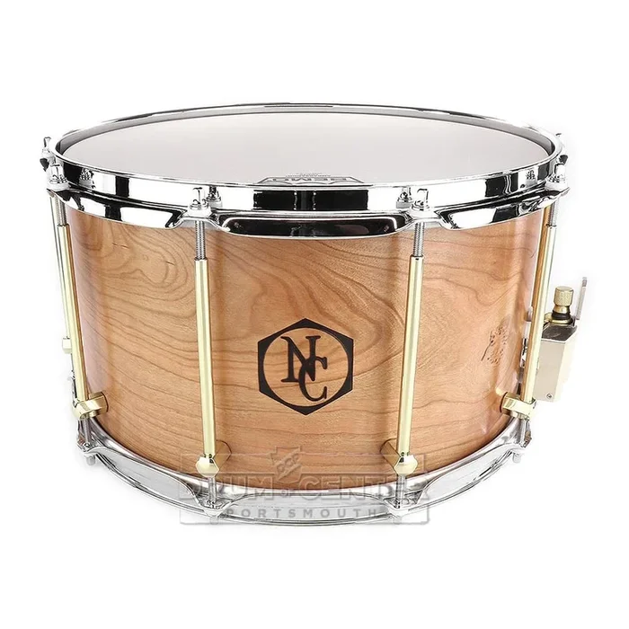 Noble & Cooley Solid Shell Classic Cherry Snare Drum 14×8 Natural Oil