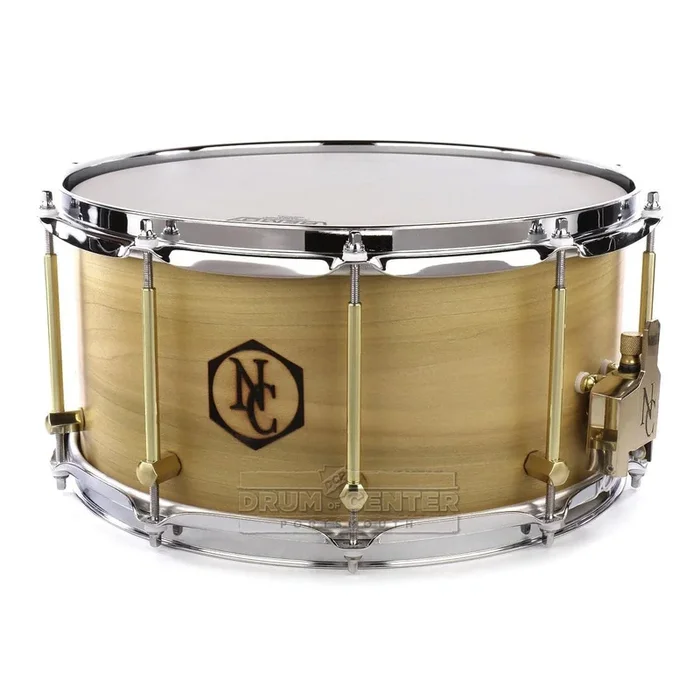 Noble & Cooley Solid Shell Classic Tulip Snare Drum 14×7 Natural Oil