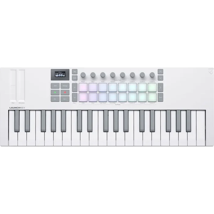 Novation Launchkey Mini 37 Mk4 Keyboard Controller – White