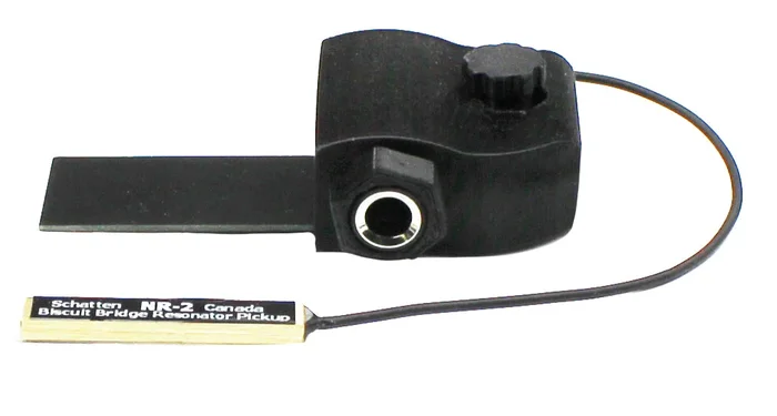 NR-2 Pro – Resonator Pickup with M2plus Jack Assembly for National-style Biscuit Bridge Guitars