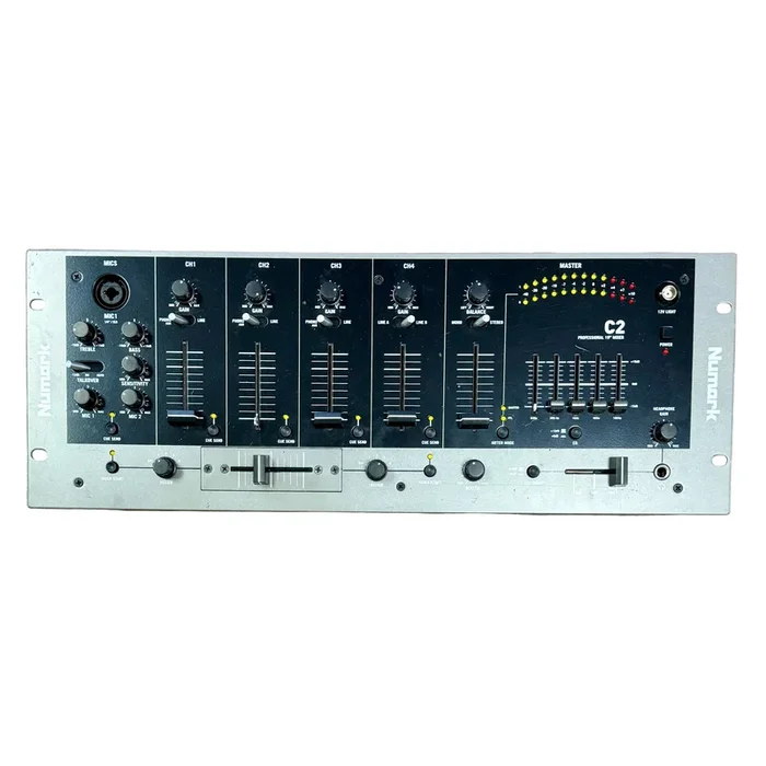 Numark C2 Professional 19″ 4-Channel Rack DJ MIxer