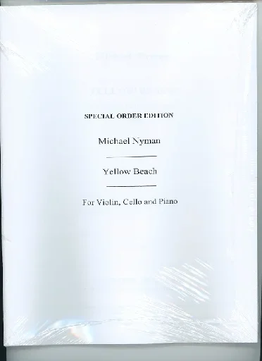 Nyman, Michael: Yellow Beach (score and parts)